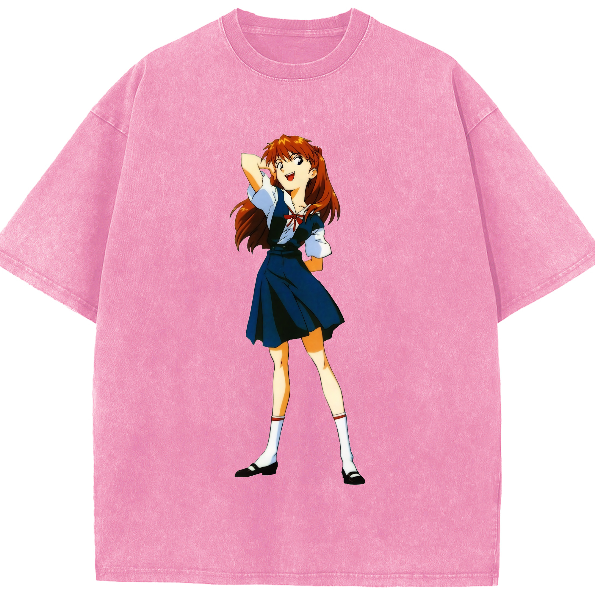 （画像用） EVA 新世紀エヴァンゲリオン 綿100% ヴィンテージ風 半袖Tシャツ（フロントプリント）